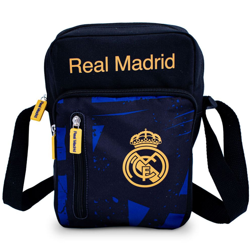 Real Madrid Fc Fragment Shoulder Bag Black