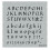 Calligraphy 1/2"""" Letter Stencils (5.75x6) 1