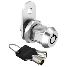 1 Pack RV Storage Locks, 5/8" RV Cam Locks Keyed Alike, Cabinet Locks with Keys, RV Compartment Locks RV Locks for Storage Door Toolbox, Zinc Alloy