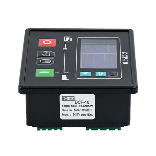 DCP-10 Genset Controller Generator Automatic Controller LCD Control Panel Genset Parts GU610A/W 8-35V 1