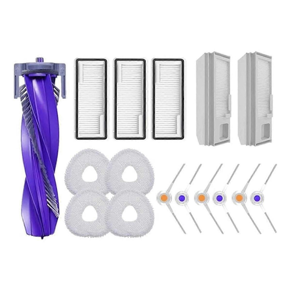 Replacement Accessories Kit for Freo X Ultra Robot Vacuum Parts Roller Brush Hepa Filter Mop Pad Dust Bag