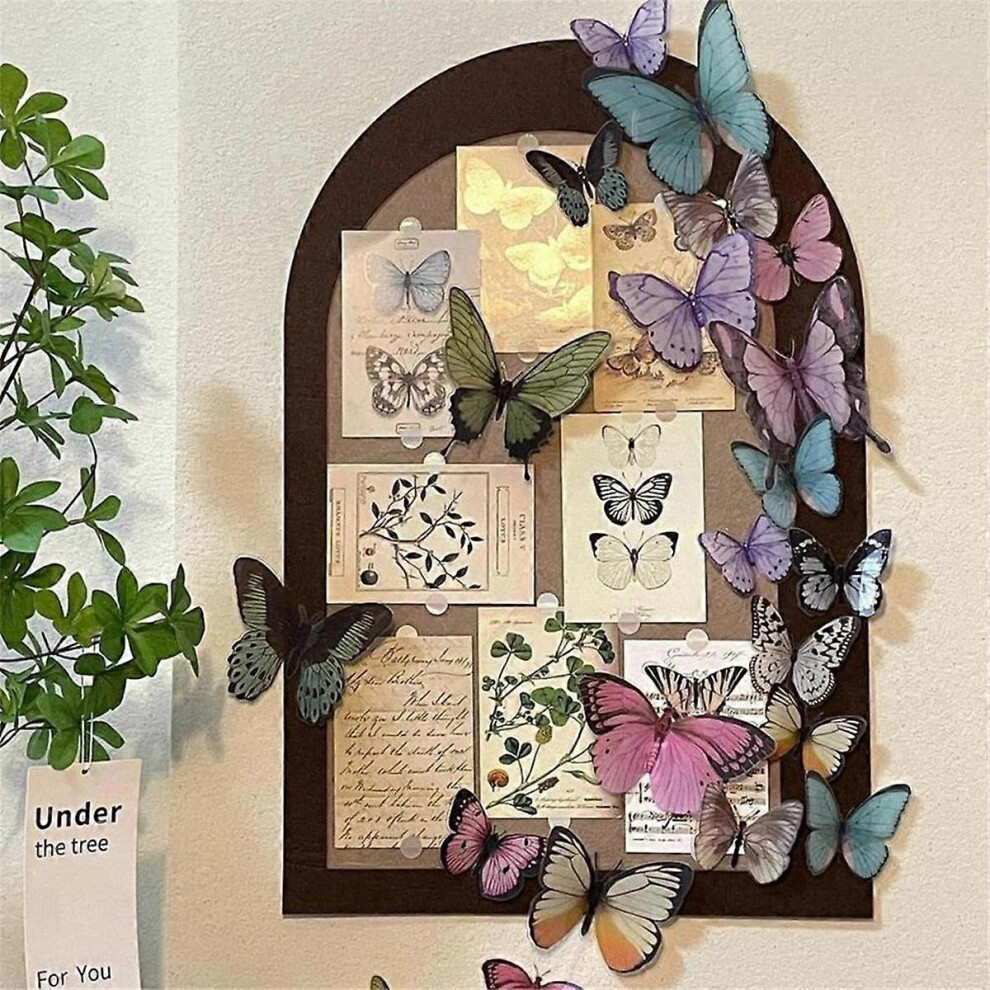 Butterfly Photo Board Photo Display Wall Butterfly Photo Collage Board Home Desktop Decor Birthday B