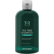Shampoo de Tea Tree True+Real, Limpeza Profunda do Couro Cabeludo, Aroma Refrescante de Menta, 10,14 oz