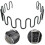 (As show, One size) Kitchen Sink Drain Basket Strainer, Triangle Kitchen Sink Drain Basket(Bla COX 1