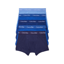 Calvin Klein Men's Cotton Classics 5-Pack Trunk 1 Periwinkle 2 Mazar