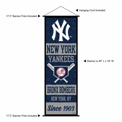 NY Yankees Banner e Scroll Sign 1