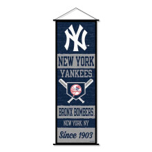 NY Yankees Banner en Scroll Sign