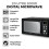 Tower Tower Solitaire Black Kettle 2 Slice Toaster & Digital Microwave  Set 2