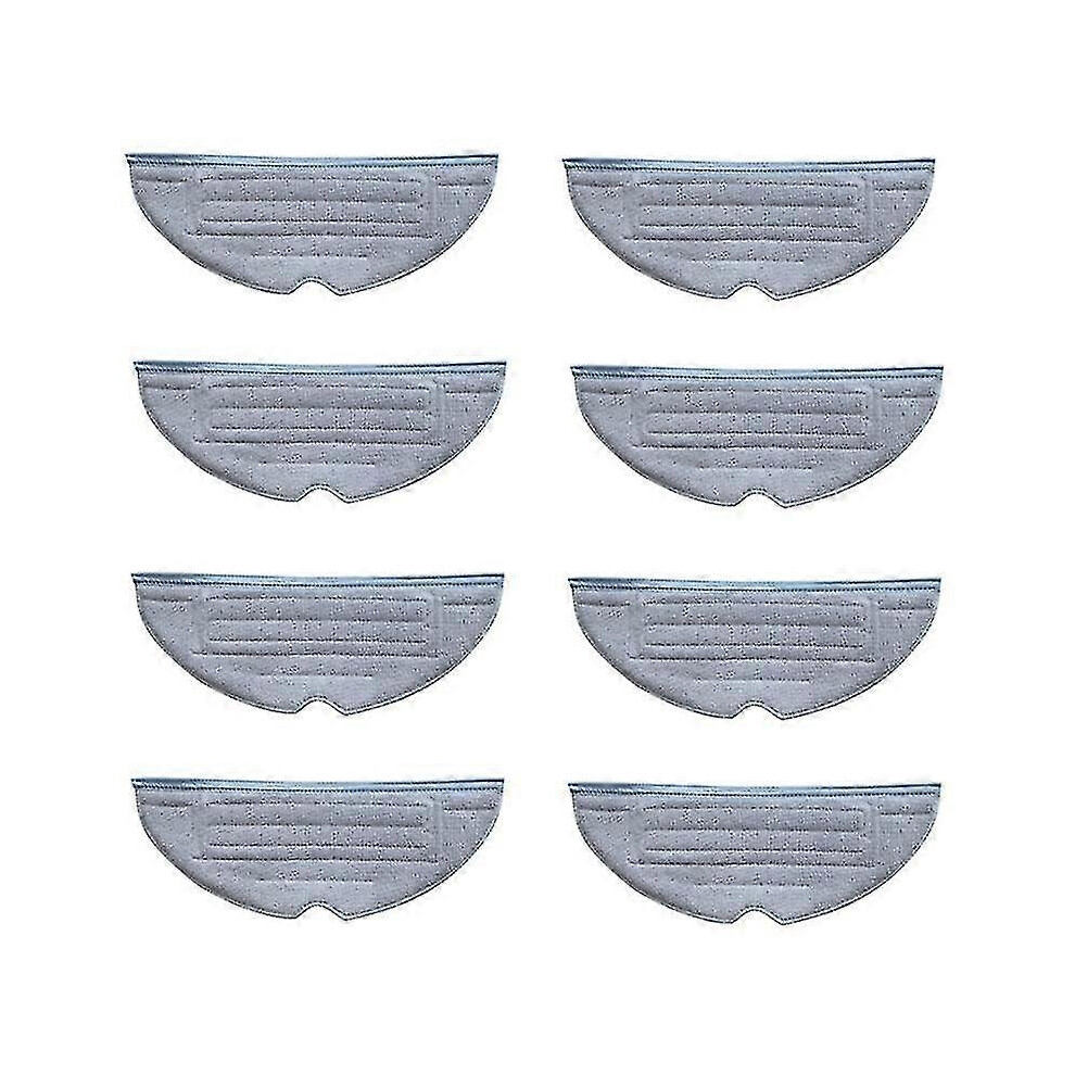 (As Show, One Size) For Vacuum T7s T7 S7 Mop Rags Parts Mop Cloth Accessories, 8Pcs 5062994716454