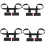 (As show, One size) Kitchen Sink Drain Basket Strainer, Triangle Kitchen Sink Drain Basket(Bla COX 1