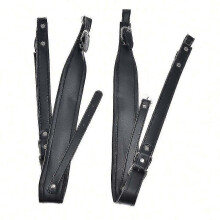 (As show, One size) Adjustable Leather Accordion Shoulder Straps For 16-120 Bass Accordio