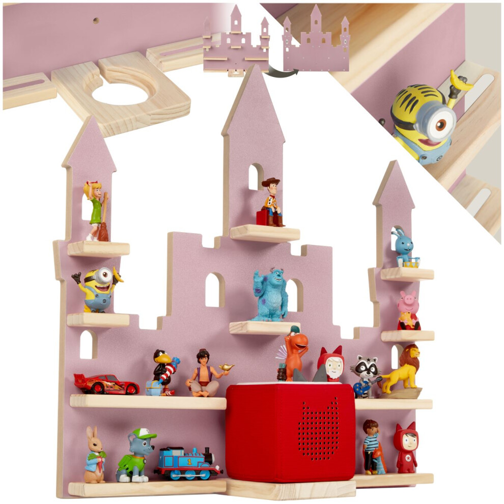 Floating Shelf Tonies Wall Princes Castle Narrow Shelving Unit Childrens Toys