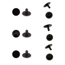 6 s?t udskiftning Rivets knaprem kompatibel til clog Beach Shoe Strap 16mm St?rrelse Rivet Reparation