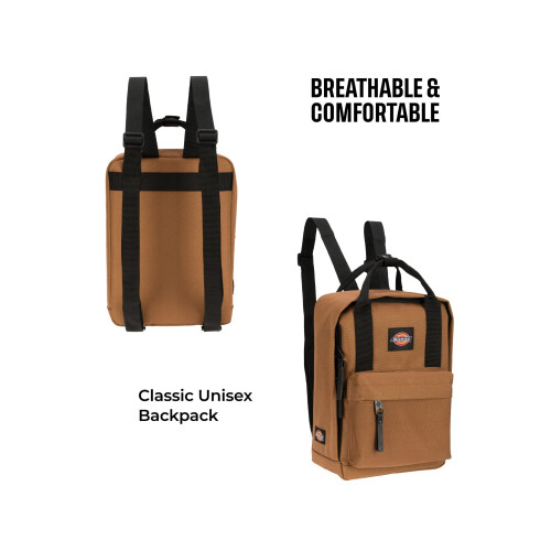 Dickies Dickies Brooklyn Μικρός Σακίδιο, Τσάντα Ώμου για Άνδρες και Γυναίκες (Καφέ Καναβάς) 2
