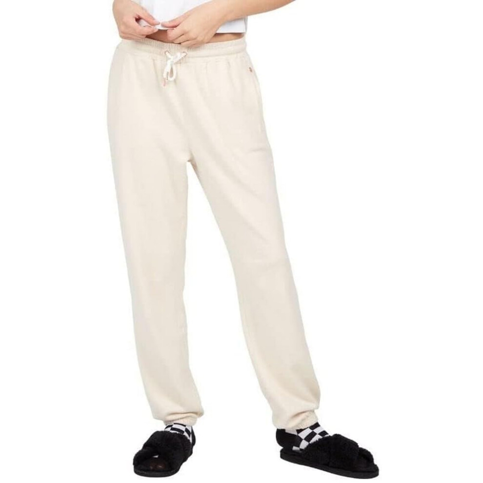 Volcom Women's Lived in Lounge Fleece Sweatpant Sand XX-Large