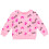 Barbie Barbie Flicka Fransk Terry Pullover Sweatshirt Rosa 6-6X 1