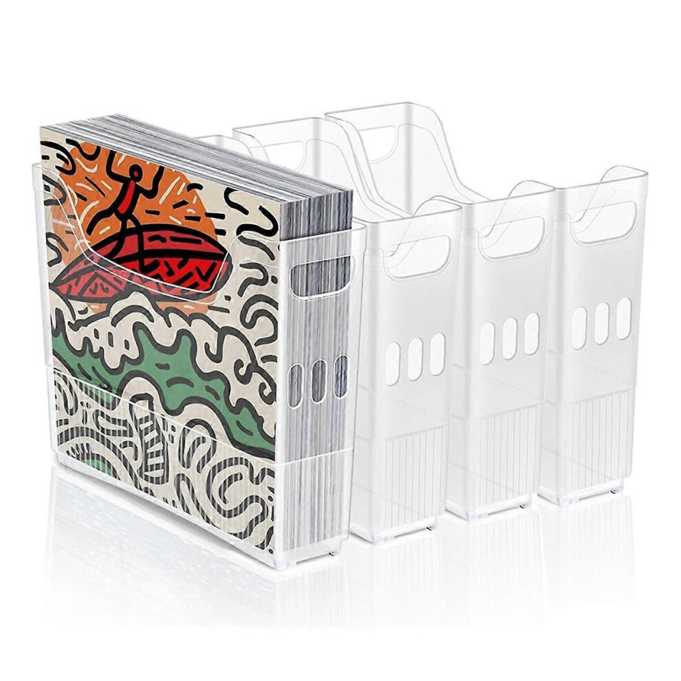 4 Piece 12 X 12 Inch Paper Storage, Scrapbook Paper Storage with Wheels, Scrapbook Paper Storage, 12 X 12 Inch Paper