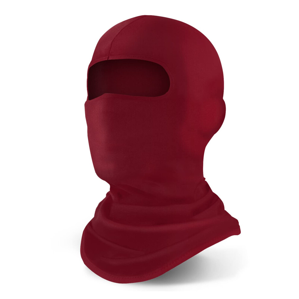 Yeslife Ski Mask Balaclava Face Mask For Men And Women - Skiing Red 6941197807383