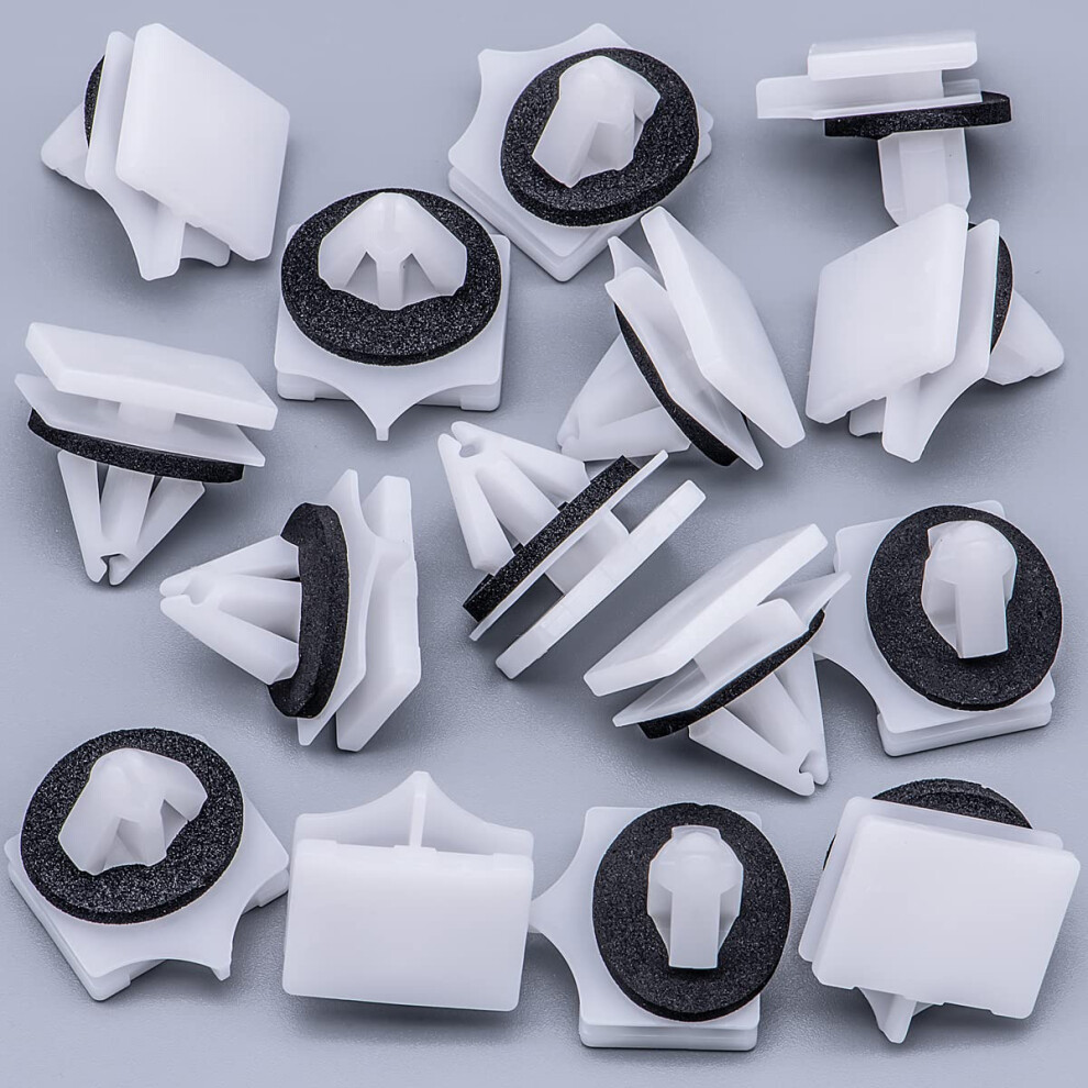 Rexka 15Pcs Rocker Molding Clip For Ford W716503-S300 Fusion Lincoln Mkz 643375935654