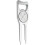 Blue Tees Golf - 6 in One Divot Repair Tool - Silver 3