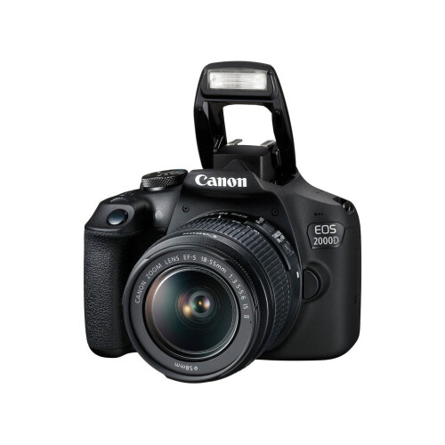 Canon Canon EOS 2000D DSLR Camera & EF-S 18-55mm IS II Lens Kit 1
