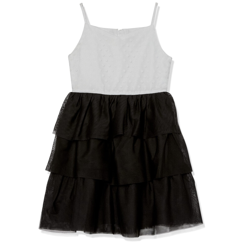 Calvin Klein Girls' Sleeveless Party Dress  Fit and Flare Silhouette