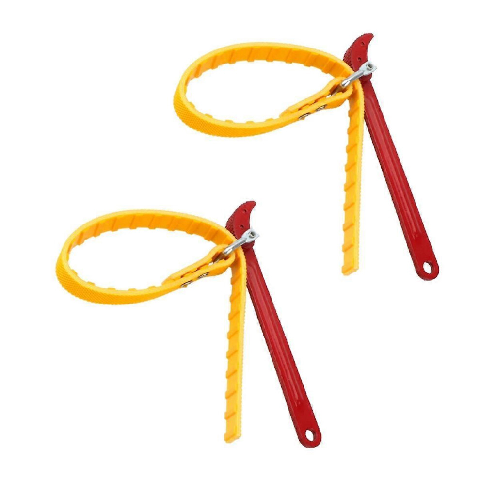 Adjustable belt opening tool for oil filters - Ratchet wrench, automotive disassembly and repair tool
