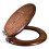 Casa de design 561241-JV Dalton Rustic Rustic Round Toaleta Scaun moale pentru java de baie 1