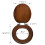 Casa de design 561241-JV Dalton Rustic Rustic Round Toaleta Scaun moale pentru java de baie 2