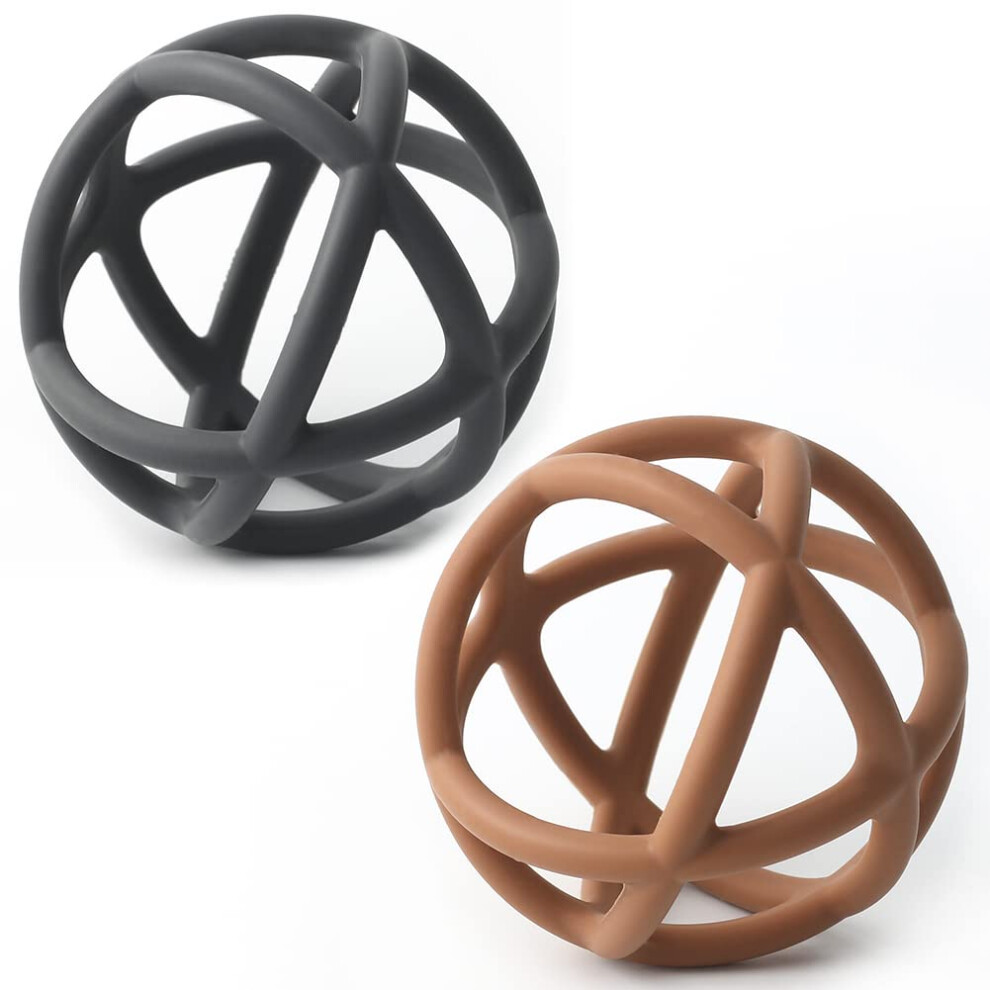 Bijtring Speelgoed Topgomes Baby Bijtring Speelgoed Bpa Vrij Siliconen Zachte Bal-image