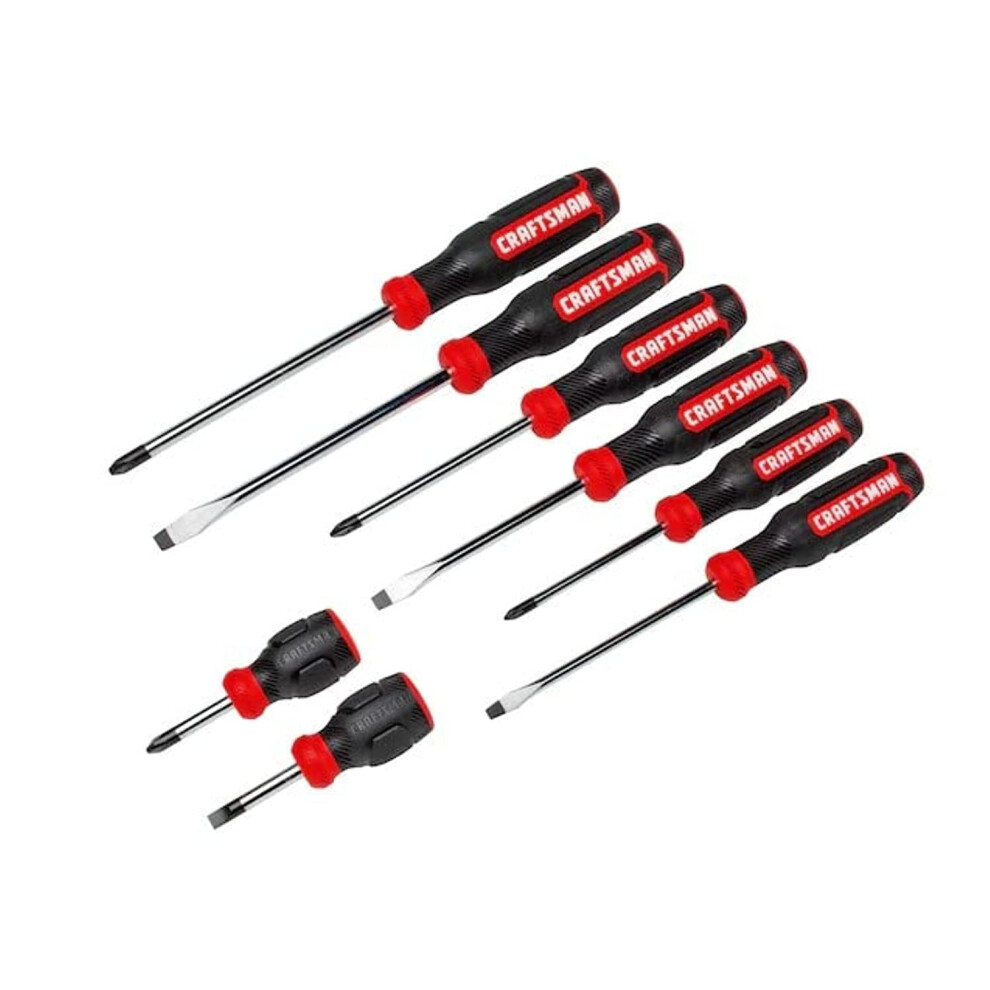 cRAFTSMAN ScREWDRIVER BI-MATERIAL 8Pc SET (cMHT65075N)