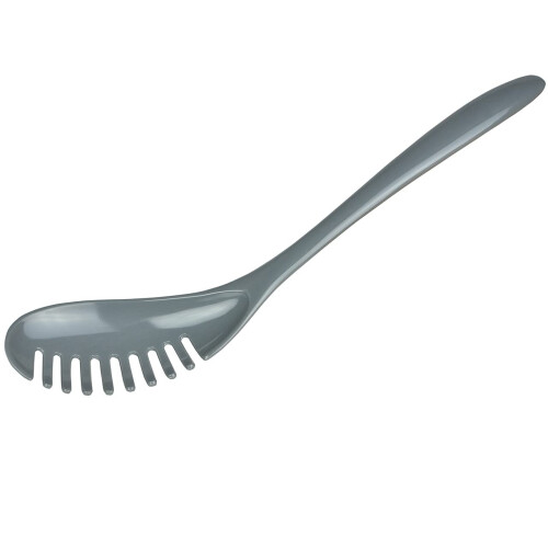 Gourmac 30 εκ. Σερβιτόρος Ζυμαρικών Melamine & Σουρωτήρι, Γκρι