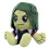 Bleacher Creatures Marvel She Hulk 8 Kuricha Sitting Plush- Soft Chibi Inspired Toy 3