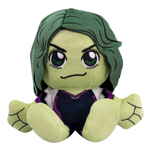 Bleacher Creatures Marvel She Hulk 8 Kuricha Sitting Plush- Soft Chibi Inspired Toy