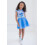 Disney Disney Lilo & Stitch Μπλε Φόρεμα Κοριτσιών με Στρόγγυλη Κόψη 4 2