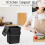 LALASTAR Countertop Compost Bin with Lid  Hanging Small Trash Can with 4