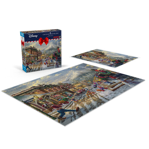 Ceaco - Thomas Kinkade - Disney - Wakacje - Candy Cane Express - Puzzle 1000 elementσw 2