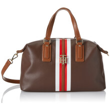 Tommy Hilfiger Jaden Satchel Torba na ramie w kolorze kasztanowym