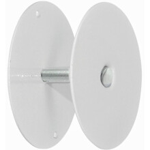 Kryt otvoru pre klucku dver    Vault Locks s okr   hlou v   plnovou doskou s priemerom 3 palce zaistuje bezpecnost dver    (biely)