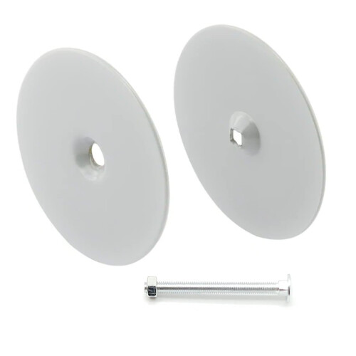 Tampão Redondo para Buracos de Fechaduras de Porta 3-polegadas (Branco) 2