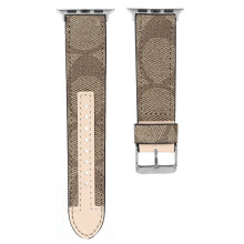 B0B55ZM17W Luxury Leather Designer Watch Band for Apple Watch 42-44mm, Compatible with Series 9-8-7-6-5-4-3-2-1/SE, 160-210mm