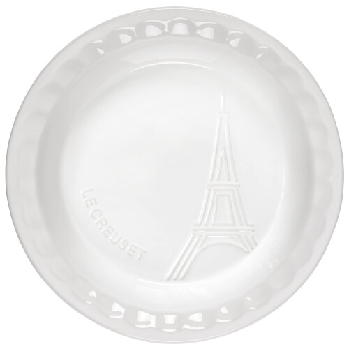 Le Creuset Le Creuset Συλλογή Πιάτου Πίτας Πύργος του Άιφελ, 9", Λευκό 1