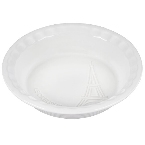 Le Creuset Le Creuset Συλλογή Πιάτου Πίτας Πύργος του Άιφελ, 9", Λευκό