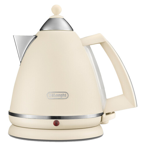 De'Longhi Delonghi Argento 1.7L Kettle & 4 Slice Toaster Set, Beige 1