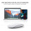 (White) For APPLE Original Multi-Touch Surface Magic Mouse For Macbook Pro Air Mini Laptop Tablet PC iPad Bluetooth 5.0 Wireless Mouse 7