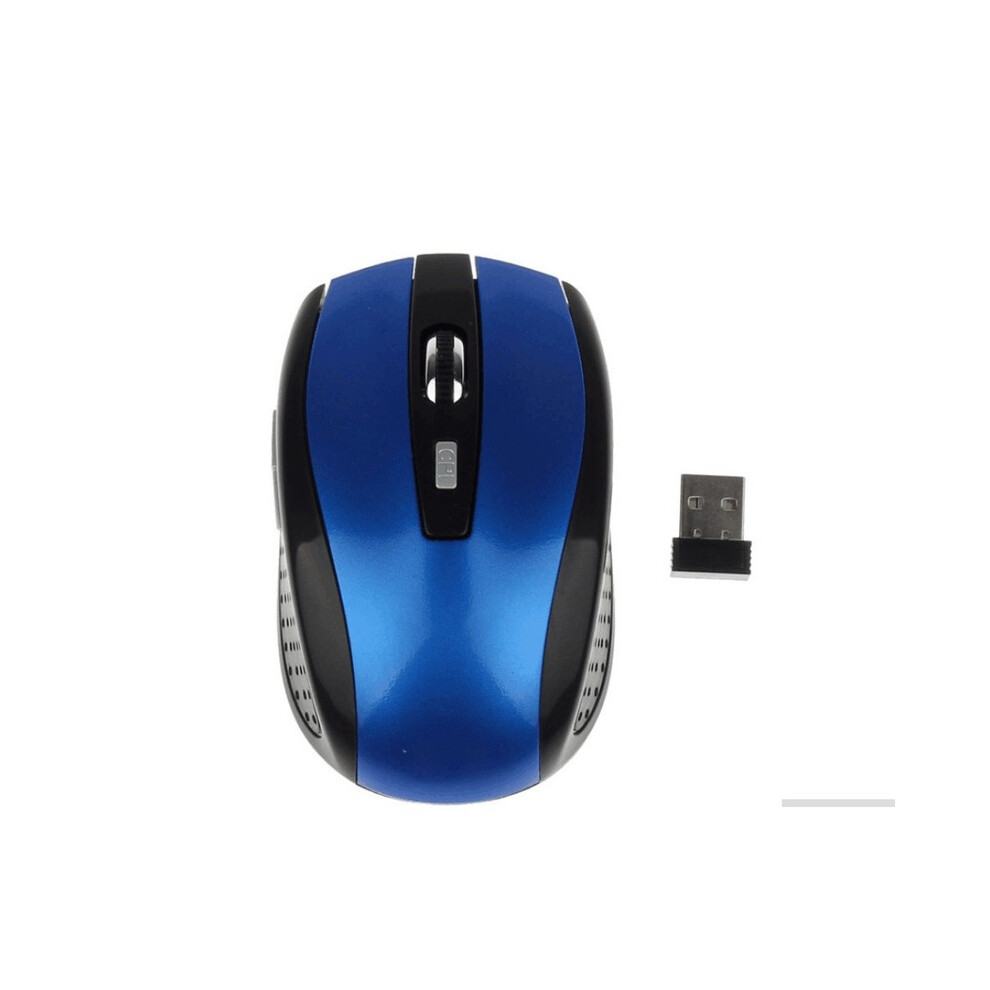 Maxpower (Blue) Wireless Mouse Silent Mouse Portable Mobile Optical Office Mouse Adjustable Dpi Levels For Notebook Pc Laptop Macbook