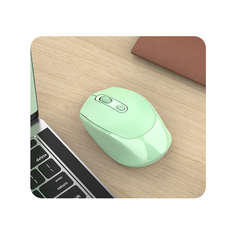 Maxpower (Green) Wireless Mouse, Ergonomic Optical Mouse, Computer Mouse For Laptop, Pc,Chromebook,Notebook,Rechargeable Small Cordless Mice Green