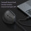 (black) Mouse Wired Vertical Mouse Ergonomic Rechargeable 3200DPI Optional Portable Gaming Mouse for Mac Laptop PC Computer 4