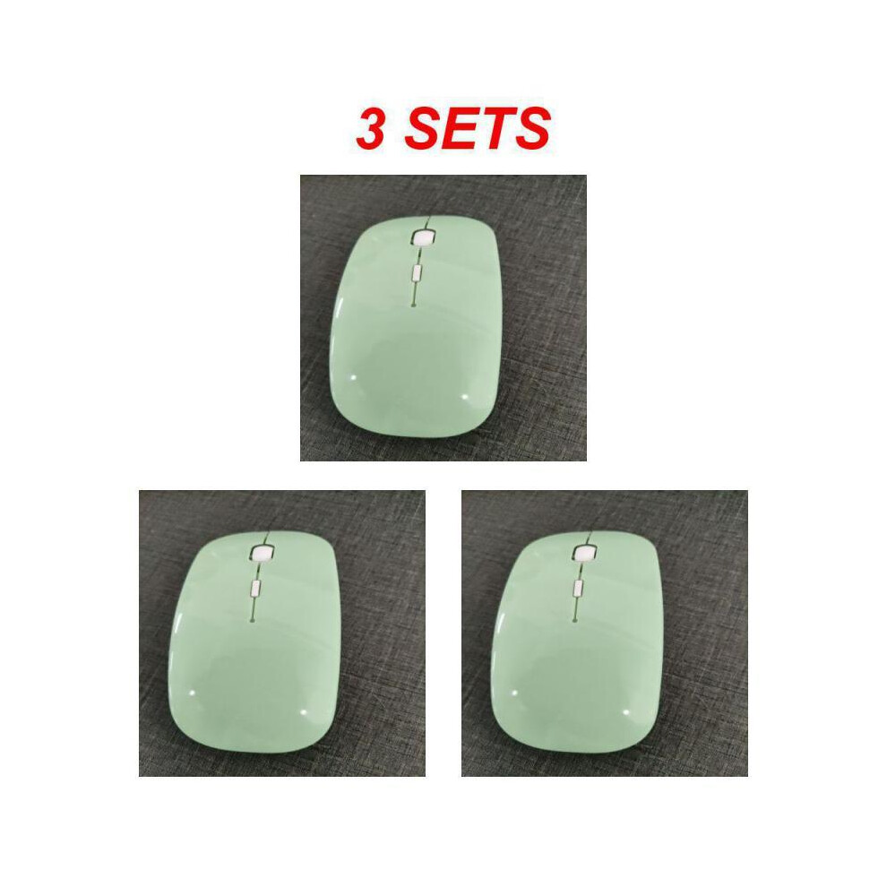 Photos - Mouse MAXPOWER Ultra Thin USB Optical Wireless Gamer Receiver Super Slim Gaming Cordless Computer PC Laptop Desktop (C 3PCS)