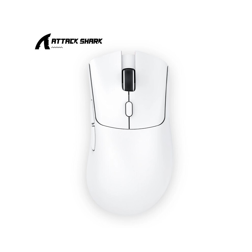 Maxpower (White) R1 Superlight Mouse Bluetooth Wireless Gaming Mouse Pixart Paw3311 Gaming Sensor 6 Adjustable Dpi For Office Game